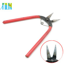 Hand Tool Flat Nose Pliers With Red Handle For Pendant Necklace Making , ZYT0002